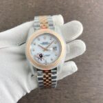 Rolex Date 40MM White Dial Diamond Indices (7AAA) Automatic - Image 3