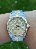 Rolex Date Just 41mm Gold Dial Automatic Stainless Steel - Image 2