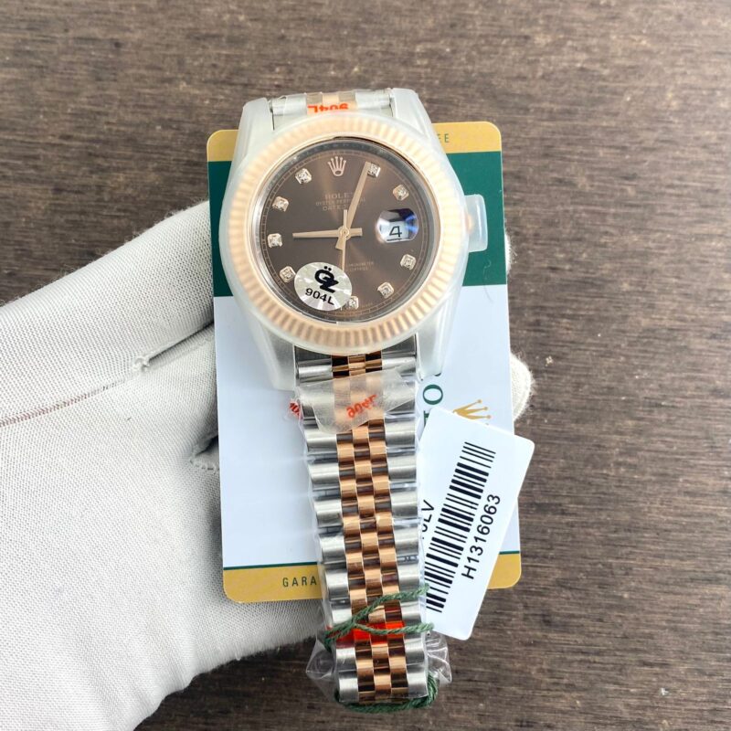 Rolex-Date-Model-40MM-Brown-Dial-Steel-Case-Automatic-1 Rolex Date Model 40MM Brown Dial Steel Case Automatic - Image 1