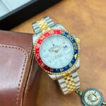 Rolex Datejust Dual-Tone Blue Red Bezel 40mm Automatic