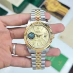 Rolex Datejust Tropical Palm Motif 40mm Automatic