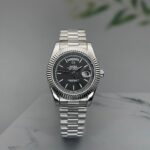 Rolex Day-Date Black Dial 40mm Quartz