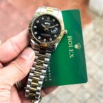 Rolex Day-Date Black Dial 7A Quartz 40mm - Image 2