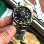 Rolex Day-Date Black Dial 7A Quartz 40mm - Image 3