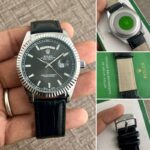 Rolex Day-Date Croco Black 40MM Quartz - Image 2