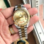 Rolex Day-Date Gold Dial 7A Quartz 36mm