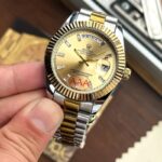 Rolex Day-Date Gold Dial 7A Quartz 36mm - Image 2