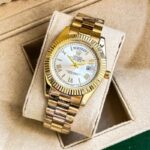 Rolex Day-Date Gold White Dial 40MM Quartz - Image 2