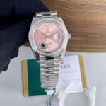 Rolex Day-Date Ring Diamond Pink 40MM Automatic