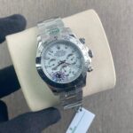 Rolex Daytona 41mm White Dial Swiss Semi ETA Chronograph