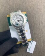 Rolex Daytona 41mm White Dial Swiss Semi ETA Chronograph - Image 3
