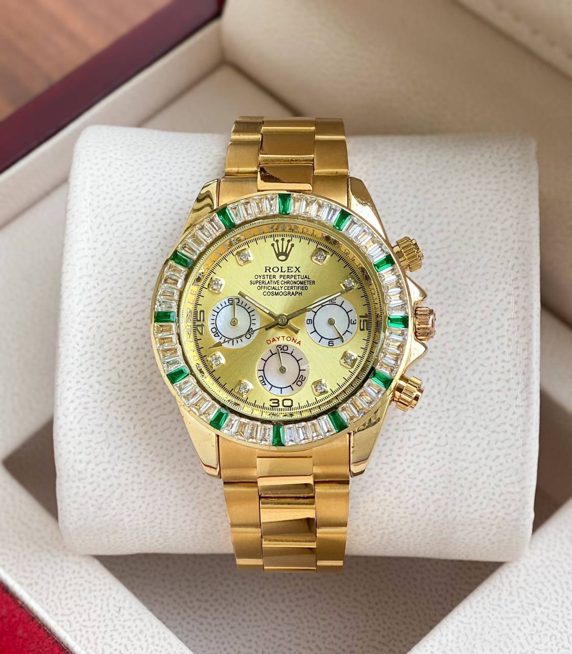 Rolex-Daytona-Gold-12Hr-Dial-Quartz-1 Rolex Daytona Gold 12Hr Dial Quartz - Image 1
