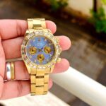 Rolex Daytona Gold Ice Blue 42mm Chronograph