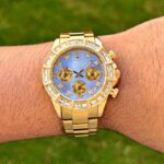 Rolex Daytona Gold Ice Blue 42mm Chronograph - Image 2
