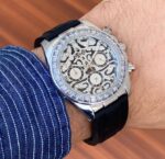 Rolex Daytona Silver Chronograph 12H Dial Quartz - Image 2