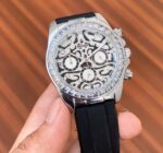 Rolex Daytona Silver Chronograph 12H Dial Quartz - Image 3