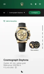 Rolex Daytona Stainless Steel Black Dial 40mm Automatic - Image 3