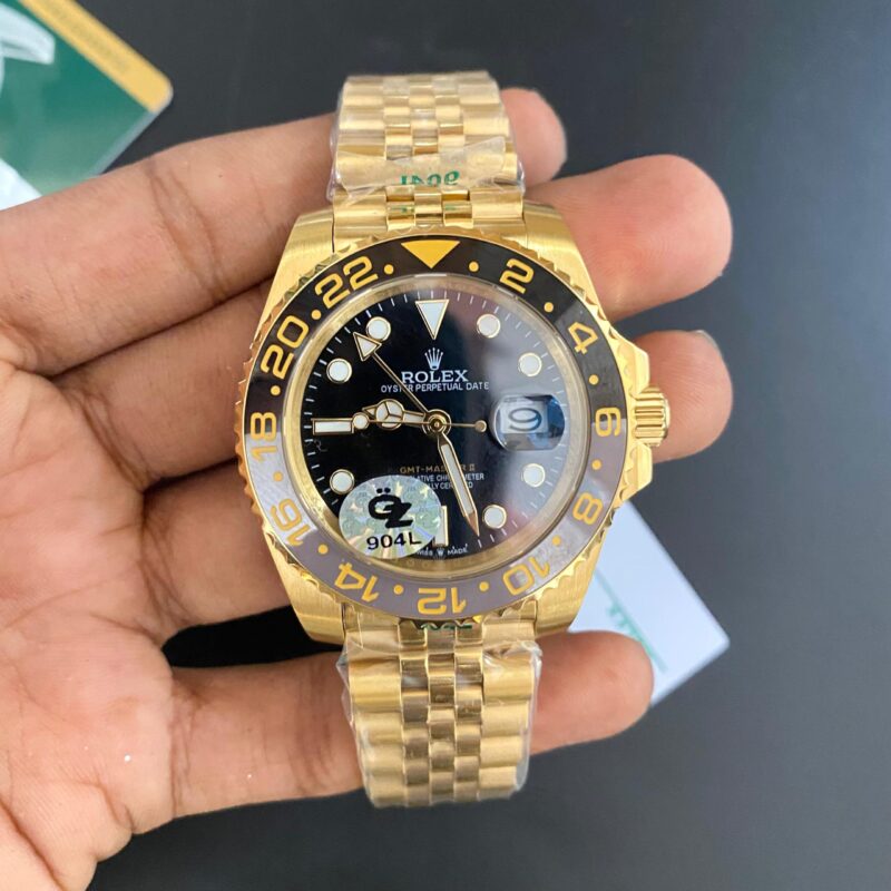 Rolex-GMT-7AAA-Black-Dial-41MM-Semi-ETA-1 Rolex GMT 7AAA Black Dial 41MM Semi ETA - Image 1