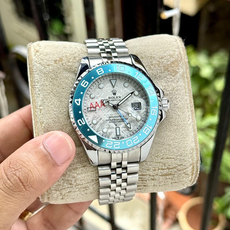 Rolex-GMT-II-Silver-41MM-Automatic-1 Rolex GMT II Silver 41MM Automatic - Image 1