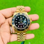 Rolex Gmt Black Dial Quartz 40mm