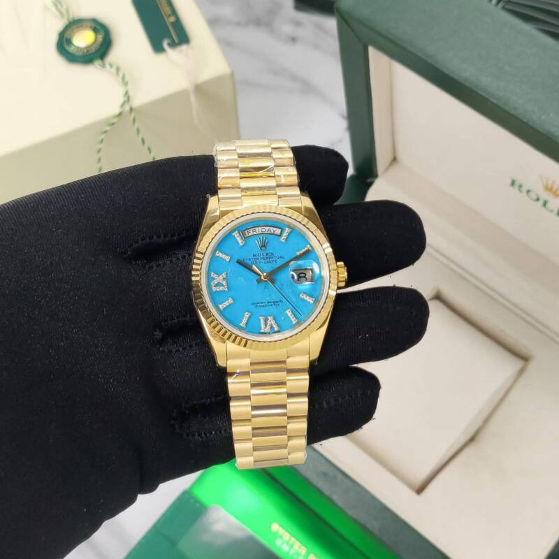 Rolex-Oyster-Perpetual-Day-Date-Blue-40mm-Automatic-1 Rolex Oyster Perpetual Day-Date Blue 40mm Automatic - Image 1