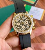 Rolex Oyster Tiger Eye 42MM Gold Dial Quartz - Image 2