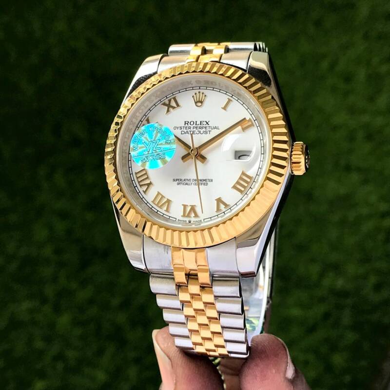Rolex-Perpetual-Date-Just-41-White-Dial-Automatic-1 Rolex Perpetual Date Just 41 White Dial Automatic - Image 1