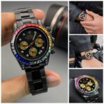 Rolex Rainbow Black Dial Quartz 41mm - Image 2