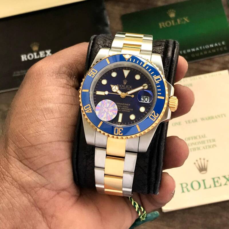 Rolex-Submariner-Blue-Dial-Two-Tone-Automatic-40mm-1 Rolex Submariner Blue Dial Two Tone Automatic 40mm - Image 1