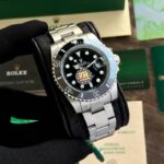 Rolex Submariner Silver Black 40mm Automatic - Image 2