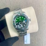 Rolex Submariner Silver Green Diw 41MM Automatic