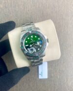Rolex Submariner Silver Green Diw 41MM Automatic