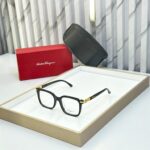 Salvatore Ferragamo Square Eyeglasses Black