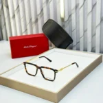Salvatore Ferragamo Square Unisex Eyeglasses