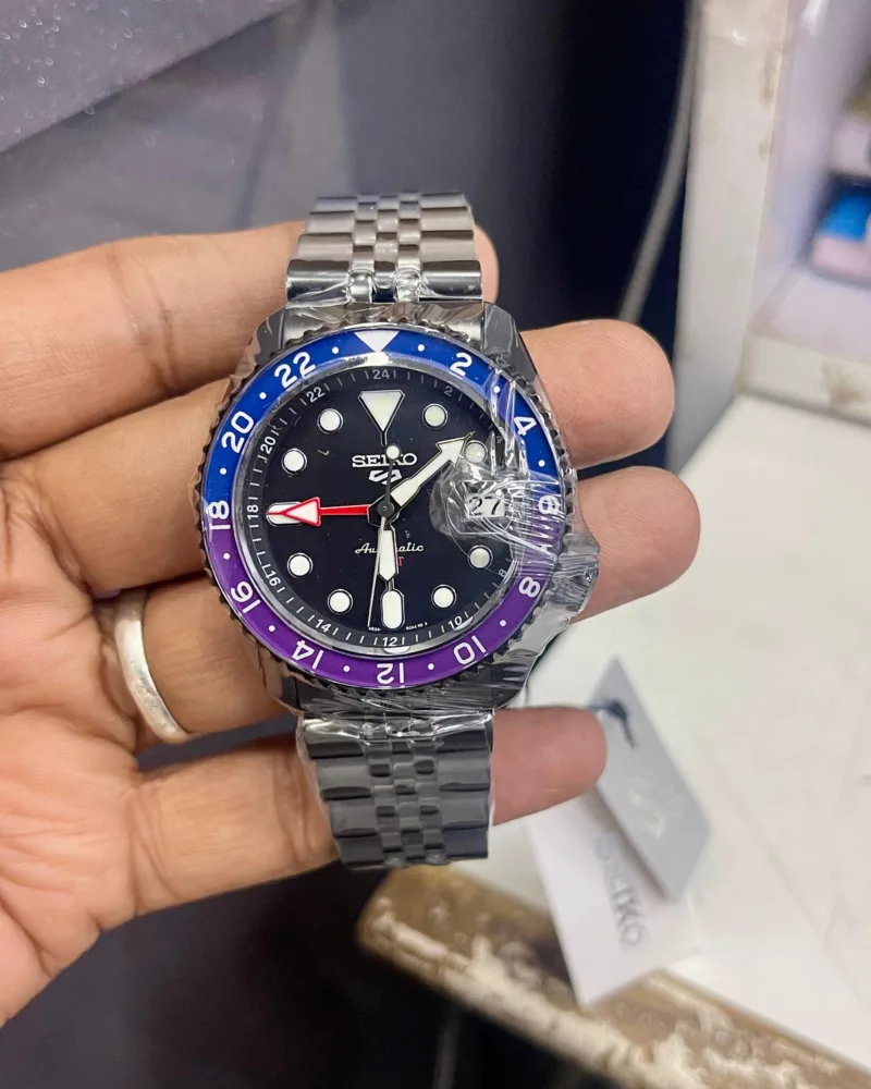 Seiko-5-Sports-GMT-Black-Dial-Automatic-42.5mm-1 Seiko 5 Sports GMT Black Dial Automatic 42.5mm - Image 1