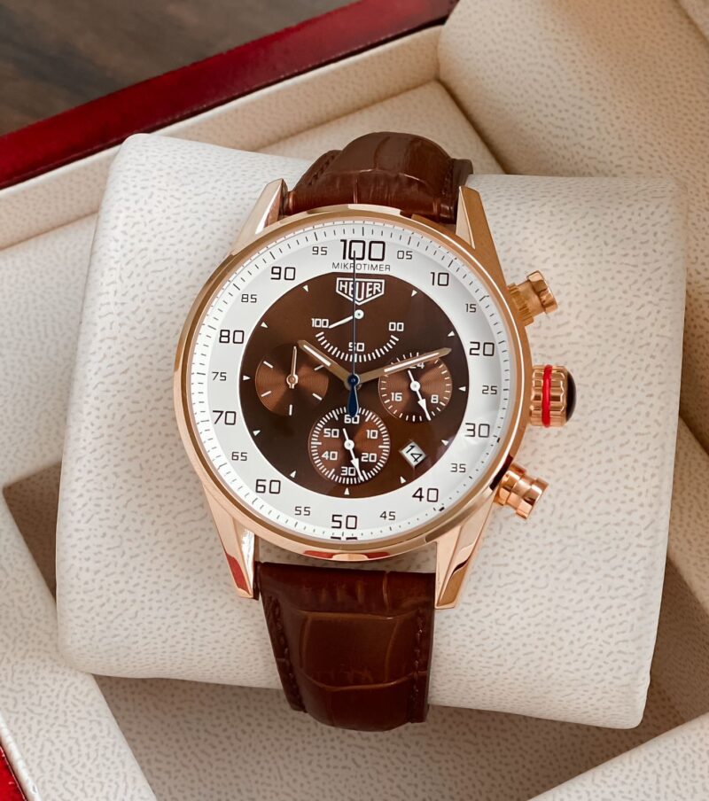 Tag-Heuer-7AA-Premium-Brown-Dial-44mm-Quartz-1 Tag Heuer 7AA Premium Brown Dial 44mm Quartz - Image 1