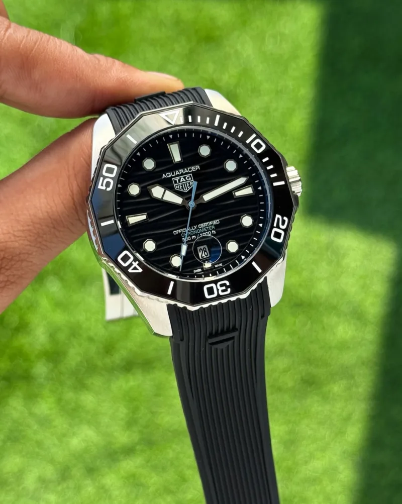 Tag-Heuer-Aquaracer-7A-Black-Dial-Automatic-1 Tag Heuer Aquaracer 7A Black Dial Automatic - Image 1