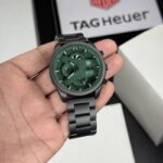 Tag Heuer Carrera CR7 Black Green Dial 42mm Quartz