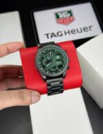 Tag Heuer Carrera CR7 Black Green Dial 42mm Quartz - Image 2