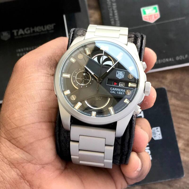 Tag-Heuer-Carrera-CR7-Black-Grey-42mm-Quartz-1 Tag Heuer Carrera CR7 Black-Grey 42mm Quartz - Image 1