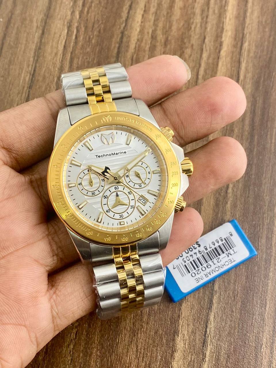 Technomarine-Chronograph-42MM-Silver-Dial-TECHNO-219020-Quartz-1 Technomarine Chronograph 42MM Silver Dial (TECHNO-219020) Quartz - Image 1