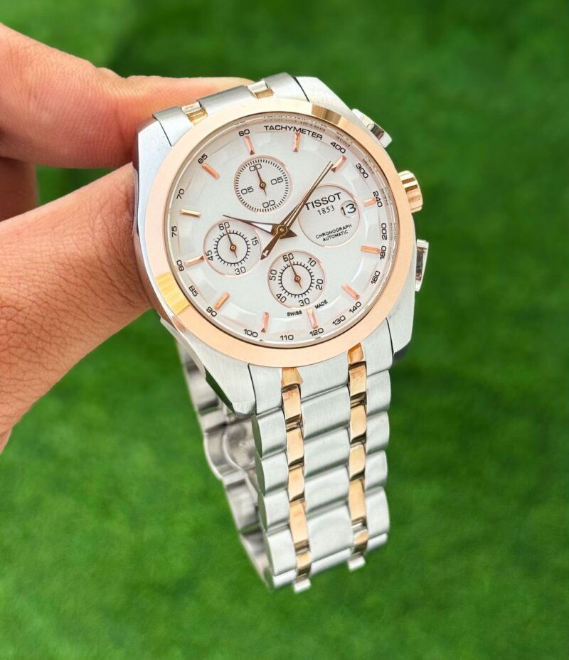 Tissot-1853-7AAA-Chronograph-White-Dial-40mm-1 Tissot 1853 7AAA Chronograph White Dial 40mm - Image 1