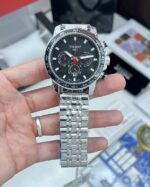 Tissot 1853 Chronograph Sport Black-Red (7AA) Quartz 42mm - Image 2