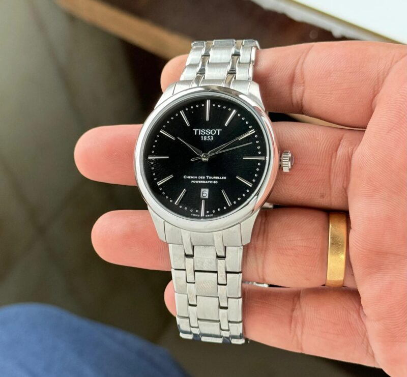 Tissot-Chemin-Des-Tourelles-Automatic-Silver-42mm-1 Tissot Chemin Des Tourelles Automatic Silver 42mm - Image 1