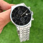 Tissot Chemin Des Tourelles Black Dial 42mm Chronograph