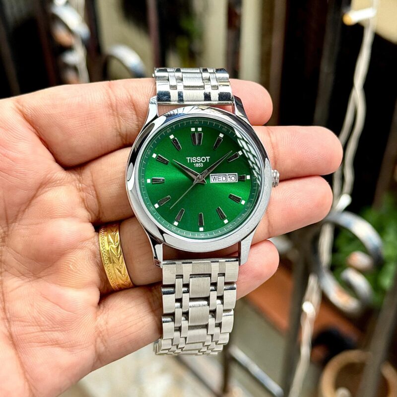Tissot-Classic-Stainless-Emerald-Green-Dial-42mm-Quartz-1 Tissot Classic Stainless Emerald Green Dial 42mm Quartz - Image 1