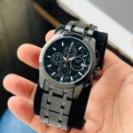 Tissot Couturier Chronograph Black Dial 43mm Quartz