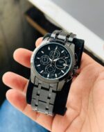Tissot Couturier Chronograph Black Dial 43mm Quartz