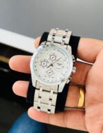 Tissot Couturier Chronograph Silver 43mm Quartz