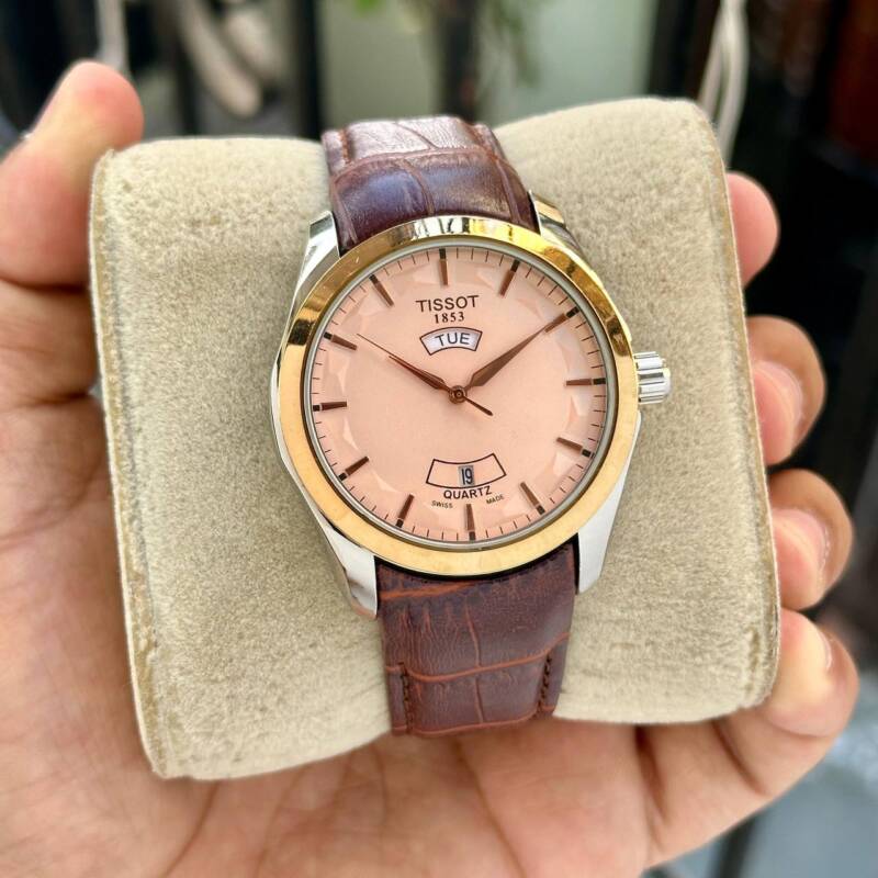 Tissot-Day-Date-Classic-44mm-Rose-Gold-Quartz-1 Tissot Day & Date Classic 44mm Rose Gold Quartz - Image 1